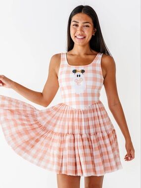 MADE BY MOLLY Halloween Pretzel Ghostie Adult Mesh Dress with shorts